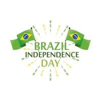 Brasilien Unabhängigkeitstag vektor