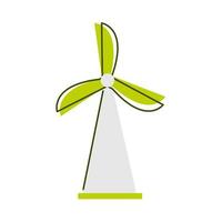 erneuerbare Windkraftanlage vektor