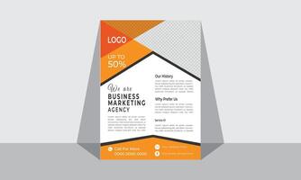 moderne Business-Flyer-Design-Vorlage vektor