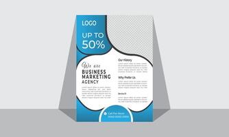 moderne Business-Flyer-Design-Vorlage vektor