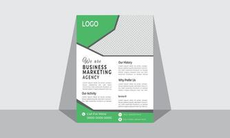 moderne Business-Flyer-Design-Vorlage vektor