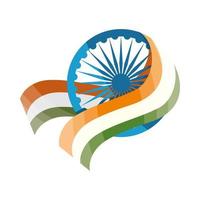 Indien flagghjul vektor