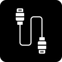 Vektorsymbol für USB-Kabel vektor