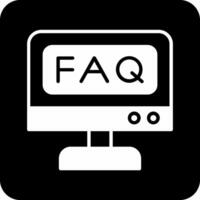 faq vektor ikon