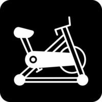 stationär Fahrrad Vektor Symbol