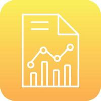 Statistiken Papier Vektor Symbol