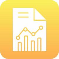 Statistiken Papier Vektor Symbol