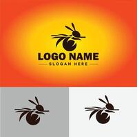 Ameise Logo Insekten Symbol Unternehmen Marke Geschäft Ameise Logo Vorlage editierbar Vektor