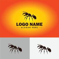 Ameise Logo Insekten Symbol Unternehmen Marke Geschäft Ameise Logo Vorlage editierbar Vektor