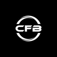 cfb Brief Logo Design, Inspiration zum ein einzigartig Identität. modern Eleganz und kreativ Design. Wasserzeichen Ihre Erfolg mit das auffällig diese Logo. vektor