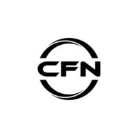 cfn brev logotyp design, inspiration för en unik identitet. modern elegans och kreativ design. vattenmärke din Framgång med de slående detta logotyp. vektor