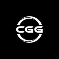 cgg brev logotyp design, inspiration för en unik identitet. modern elegans och kreativ design. vattenmärke din Framgång med de slående detta logotyp. vektor