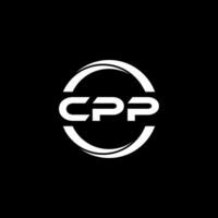 cpp Brief Logo Design, Inspiration zum ein einzigartig Identität. modern Eleganz und kreativ Design. Wasserzeichen Ihre Erfolg mit das auffällig diese Logo. vektor