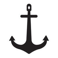 Anker Symbol Logo Vektor Design Vorlage