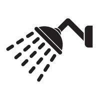 Dusche Symbol Logo Vektor Design Vorlage