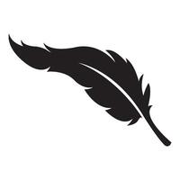 Quill-Symbol-Logo-Vektor-Design-Vorlage vektor