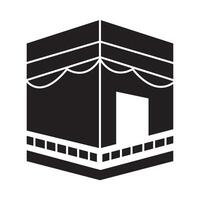 kaaba ikon logotyp vektor design mall