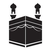 Kaaba-Symbol-Logo-Vektor-Design-Vorlage vektor