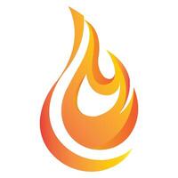 Feuer-Symbol-Logo-Vektor-Design-Vorlage vektor