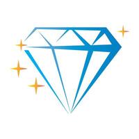 diamant ikon logotyp vektor design mall