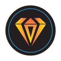 Diamant-Symbol-Logo-Vektor-Design-Vorlage vektor