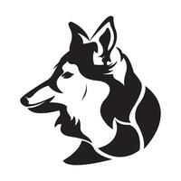 Hund Kopf Symbol Logo Vektor Design Vorlage