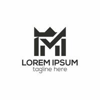 modern m Brief Logo, m abstrakt Logo Design Konzept isoliert Vektor Vorlage Illustration