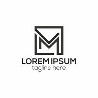 modern m Brief Logo, m abstrakt Logo Design Konzept isoliert Vektor Vorlage Illustration