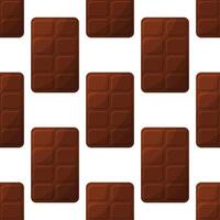 Schokolade Tag Bar braun ganze Süss Muster vektor