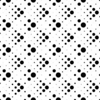 geometrisk sömlös punkt mönster bakgrund - svart och vit abstrakt vektor grafisk design