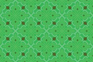 orientalisch Muster. glatt Grün Hintergrund mit Arabisch Ornamente. Muster, Hintergrund und Hintergrund zum Ihre Design. Textil- Ornament. Vektor Illustration.