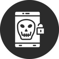 Handy, Mobiltelefon gehackt Vektor Symbol Vektor Symbol