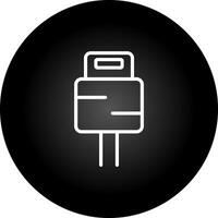 Plug-Vektor-Symbol vektor