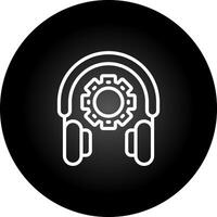 Headset-Vektor-Symbol vektor