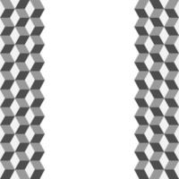 Muster aus farbigen Würfeln. kubischer Hintergrund. Würfelmuster. Würfelvektor. Würfel Hintergrund. vektor
