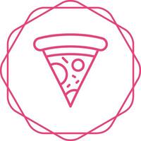 Pizza-Vektor-Symbol vektor