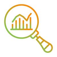 Statistik-Vektorsymbol vektor