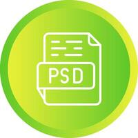 PSD-Vektorsymbol vektor