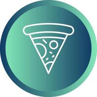 Pizza-Vektor-Symbol vektor