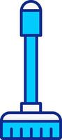 Fußboden Mopp Blau gefüllt Symbol vektor