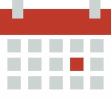 Kalender Vektor Illustration. eben Design Symbol