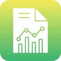 Statistiken Papier Vektor Symbol