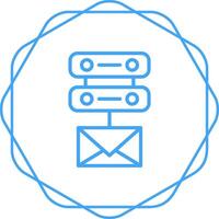 Email Server Vektor Symbol