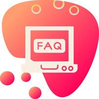 FAQ-Vektorsymbol vektor