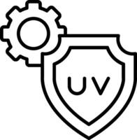 Schutzvektorsymbol vektor