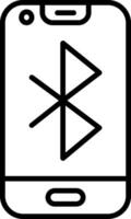 Bluetooth-Vektor-Symbol vektor