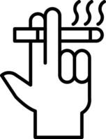 Rauchen-Vektor-Symbol vektor