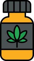 Cannabis Öl Vektor Symbol