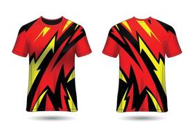 T-Shirt-Sport-Design. Renntrikot Vektor