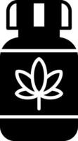 Cannabis Öl Vektor Symbol